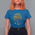 Christmas Palm Tree T Shirt For Women Xmas Lights Tropical Hawaiian Holidays - Wonder Print Shop