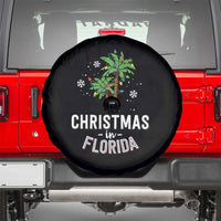 Christmas In Florida Spare Tire Cover Deck The Palm Trees Xmas Matching Family Vacation