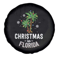 Christmas In Florida Spare Tire Cover Deck The Palm Trees Xmas Matching Family Vacation