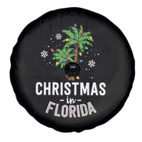 Christmas In Florida Spare Tire Cover Deck The Palm Trees Xmas Matching Family Vacation