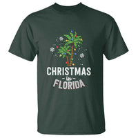 Christmas In Florida T Shirt Deck The Palm Trees Xmas Matching Family Vacation - Wonder Print Shop
