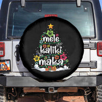 Tropical Hawaiian Christmas Spare Tire Cover Mele Kalikimaka Palm Tree Xmas in Hawaii