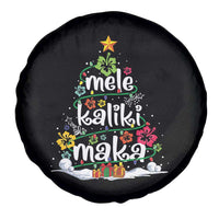 Tropical Hawaiian Christmas Spare Tire Cover Mele Kalikimaka Palm Tree Xmas in Hawaii