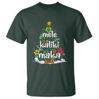 Tropical Hawaiian Christmas T Shirt Mele Kalikimaka Palm Tree Xmas in Hawaii - Wonder Print Shop