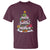 Tropical Hawaiian Christmas T Shirt Mele Kalikimaka Palm Tree Xmas in Hawaii - Wonder Print Shop