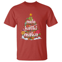 Tropical Hawaiian Christmas T Shirt Mele Kalikimaka Palm Tree Xmas in Hawaii - Wonder Print Shop