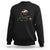 Christmas Black Cat Sweatshirt Knock Over Elephant Funny Xmas - Wonder Print Shop