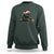 Christmas Black Cat Sweatshirt Knock Over Elephant Funny Xmas - Wonder Print Shop