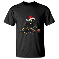 Christmas Black Cat T Shirt Knock Over Elephant Funny Xmas - Wonder Print Shop