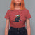 Christmas Black Cat T Shirt For Women Knock Over Elephant Funny Xmas - Wonder Print Shop