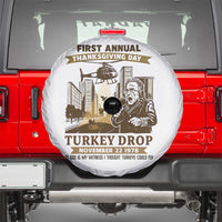 Vintage Thanksgiving Turkey Drop Spare Tire Cover Funny 1978 Helicopter Scene Classic TV Moment - Wonder Print Shop