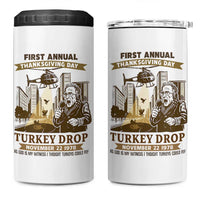 Vintage Thanksgiving Turkey Drop 4 in 1 Can Cooler Tumbler Funny 1978 Helicopter Scene Classic TV Moment - Wonder Print Shop