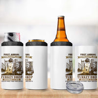Vintage Thanksgiving Turkey Drop 4 in 1 Can Cooler Tumbler Funny 1978 Helicopter Scene Classic TV Moment - Wonder Print Shop