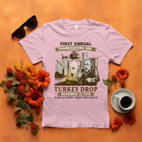 Vintage Thanksgiving Turkey Drop T Shirt Funny 1978 Helicopter Scene Classic TV Moment - Wonder Print Shop