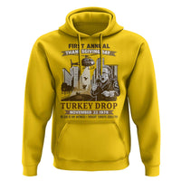 Vintage Thanksgiving Turkey Drop Hoodie Funny 1978 Helicopter Scene Classic TV Moment - Wonder Print Shop