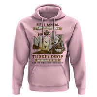Vintage Thanksgiving Turkey Drop Hoodie Funny 1978 Helicopter Scene Classic TV Moment - Wonder Print Shop