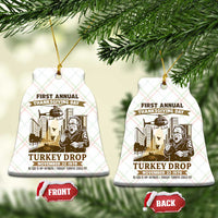 Vintage Thanksgiving Turkey Drop Ceramic Ornament Funny 1978 Helicopter Scene Classic TV Moment - Wonder Print Shop