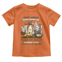 Vintage Thanksgiving Turkey Drop Toddler T Shirt Funny 1978 Helicopter Scene Classic TV Moment - Wonder Print Shop