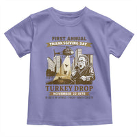 Vintage Thanksgiving Turkey Drop Toddler T Shirt Funny 1978 Helicopter Scene Classic TV Moment - Wonder Print Shop