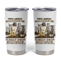 Vintage Thanksgiving Turkey Drop Tumbler Cup Funny 1978 Helicopter Scene Classic TV Moment - Wonder Print Shop