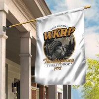 Retro WKRP Thanksgiving Turkey Drop 1978 Garden Flag Distressed Vintage Holiday - Wonder Print Shop