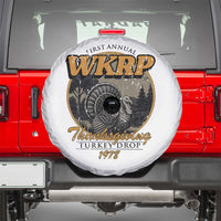 Retro WKRP Thanksgiving Turkey Drop 1978 Spare Tire Cover Distressed Vintage Holiday - Wonder Print Shop