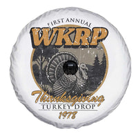 Retro WKRP Thanksgiving Turkey Drop 1978 Spare Tire Cover Distressed Vintage Holiday - Wonder Print Shop