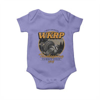 Retro WKRP Thanksgiving Turkey Drop 1978 Baby Onesie Distressed Vintage Holiday - Wonder Print Shop