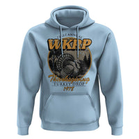 Retro WKRP Thanksgiving Turkey Drop 1978 Hoodie Distressed Vintage Holiday - Wonder Print Shop