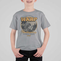 Retro WKRP Thanksgiving Turkey Drop 1978 T Shirt For Kid Distressed Vintage Holiday - Wonder Print Shop