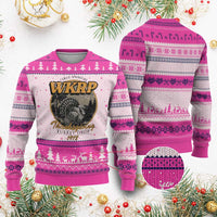Retro WKRP Thanksgiving Turkey Drop 1978 Ugly Christmas Sweater Distressed Vintage Holiday - Wonder Print Shop