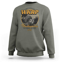 Retro WKRP Thanksgiving Turkey Drop 1978 Sweatshirt Distressed Vintage Holiday - Wonder Print Shop