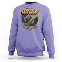Retro WKRP Thanksgiving Turkey Drop 1978 Sweatshirt Distressed Vintage Holiday - Wonder Print Shop