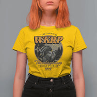 Retro WKRP Thanksgiving Turkey Drop 1978 T Shirt For Women Distressed Vintage Holiday - Wonder Print Shop