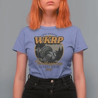 Retro WKRP Thanksgiving Turkey Drop 1978 T Shirt For Women Distressed Vintage Holiday - Wonder Print Shop