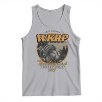 Retro WKRP Thanksgiving Turkey Drop 1978 Tank Top Distressed Vintage Holiday - Wonder Print Shop