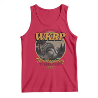 Retro WKRP Thanksgiving Turkey Drop 1978 Tank Top Distressed Vintage Holiday - Wonder Print Shop
