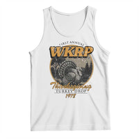 Retro WKRP Thanksgiving Turkey Drop 1978 Tank Top Distressed Vintage Holiday - Wonder Print Shop