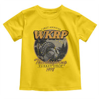 Retro WKRP Thanksgiving Turkey Drop 1978 Toddler T Shirt Distressed Vintage Holiday - Wonder Print Shop