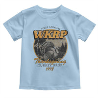 Retro WKRP Thanksgiving Turkey Drop 1978 Toddler T Shirt Distressed Vintage Holiday - Wonder Print Shop