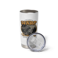 Retro WKRP Thanksgiving Turkey Drop 1978 Tumbler Cup Distressed Vintage Holiday - Wonder Print Shop