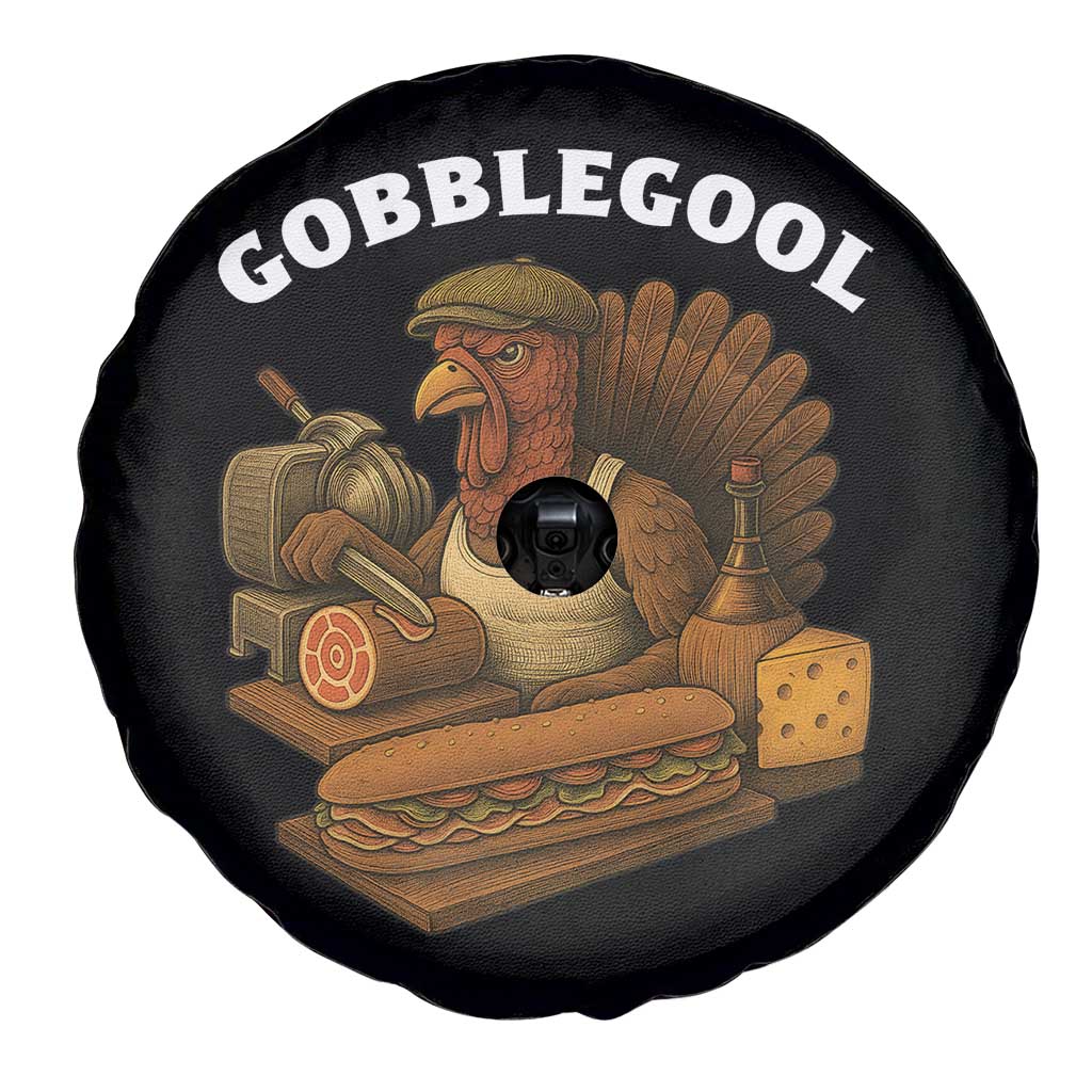 Gobblegool Funny Thanksgiving Spare Tire Cover Italian Turkey Deli Humor Sub Sandwich - Wonder Print Shop