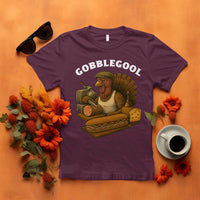 Gobblegool Funny Thanksgiving T Shirt Italian Turkey Deli Humor Sub Sandwich - Wonder Print Shop