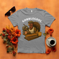 Gobblegool Funny Thanksgiving T Shirt Italian Turkey Deli Humor Sub Sandwich - Wonder Print Shop