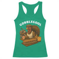 Gobblegool Funny Thanksgiving Racerback Tank Top Italian Turkey Deli Humor Sub Sandwich - Wonder Print Shop