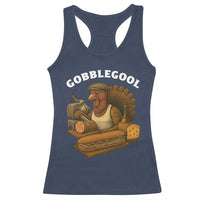 Gobblegool Funny Thanksgiving Racerback Tank Top Italian Turkey Deli Humor Sub Sandwich - Wonder Print Shop