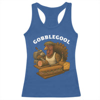 Gobblegool Funny Thanksgiving Racerback Tank Top Italian Turkey Deli Humor Sub Sandwich - Wonder Print Shop