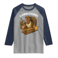 Gobblegool Funny Thanksgiving Raglan Shirt Italian Turkey Deli Humor Sub Sandwich - Wonder Print Shop