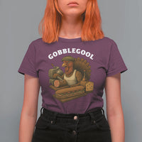 Gobblegool Funny Thanksgiving T Shirt For Women Italian Turkey Deli Humor Sub Sandwich - Wonder Print Shop