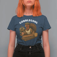 Gobblegool Funny Thanksgiving T Shirt For Women Italian Turkey Deli Humor Sub Sandwich - Wonder Print Shop
